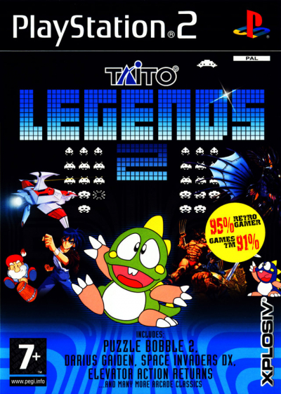 Pochette Taito Legends 2 version PlayStation 2