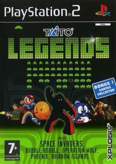 Pochette Taito Legends version PlayStation 2