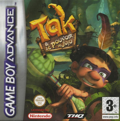 Pochette Tak et le pouvoir de Juju version GameBoy Advance