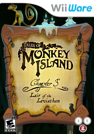 Pochette Tales of Monkey Island - Chapter 3 : Lair of the Leviathan version Wii