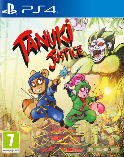 Pochette Tanuki Justice version PlayStation 4