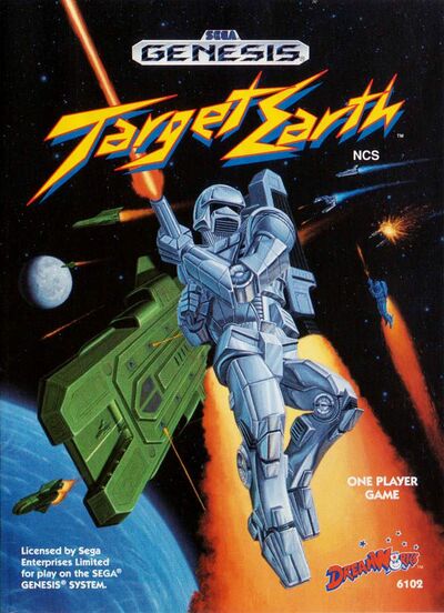 Pochette Target Earth version Megadrive