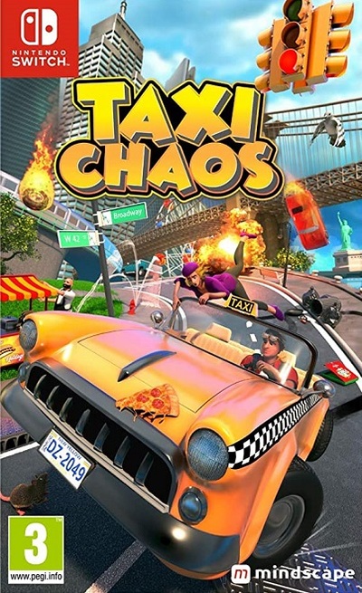 Pochette Taxi Chaos version Switch