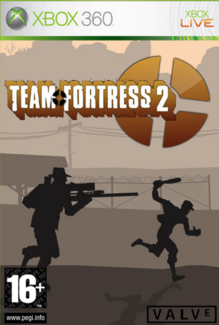 Pochette Team Fortress 2 version Xbox 360