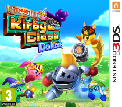 Pochette Team Kirby Clash Deluxe version 3DS