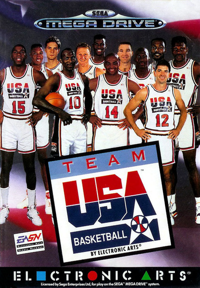 Pochette Team USA Basketball version Megadrive