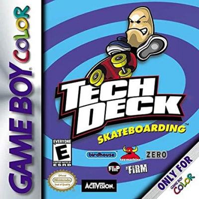 Pochette Tech Deck Skateboarding version GameBoy