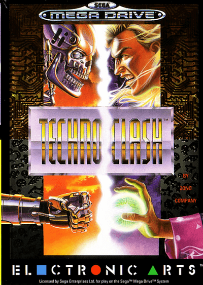 Pochette TechnoClash version Megadrive