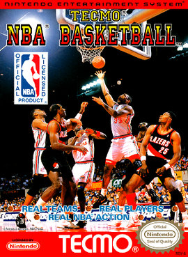 Pochette Tecmo NBA Basketball version Super Nintendo
