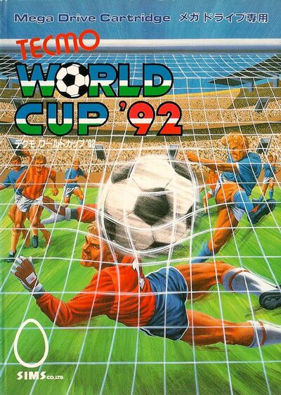 Pochette Tecmo World Cup '92 version Megadrive