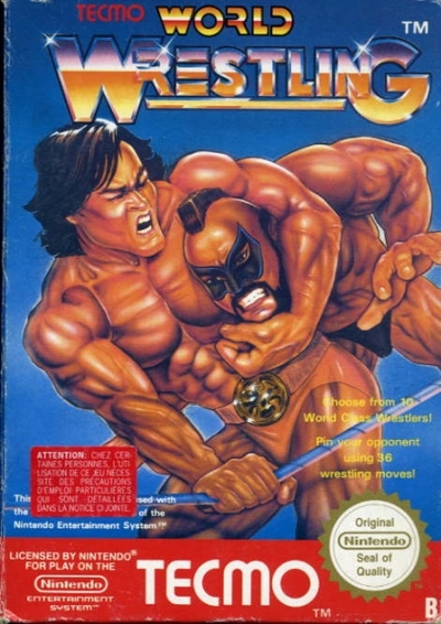 Pochette Tecmo World Wrestling version NES
