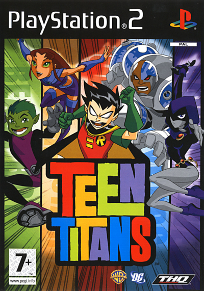Pochette Teen Titans version PlayStation 2