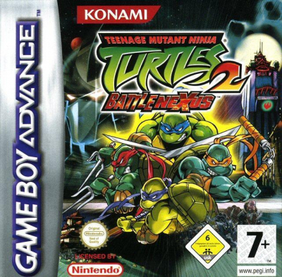 Pochette Teenage Mutant Ninja Turtles 2 : BattleNexus version GameBoy Advance
