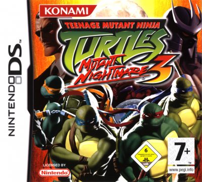 Pochette Teenage Mutant Ninja Turtles 3 : Mutant Nightmare version DS