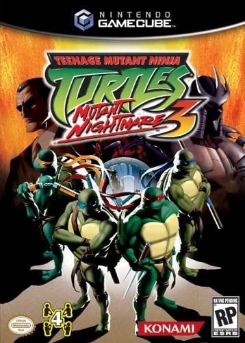 Pochette Teenage Mutant Ninja Turtles 3 : Mutant Nightmare version GameCube