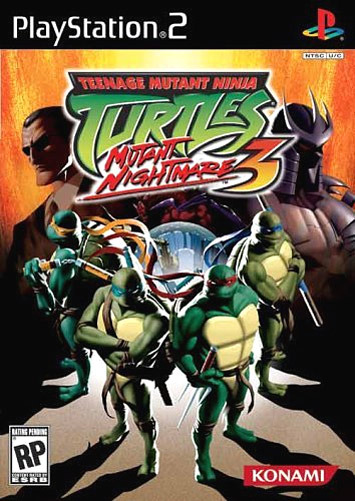 Pochette Teenage Mutant Ninja Turtles 3 : Mutant Nightmare version PlayStation 2