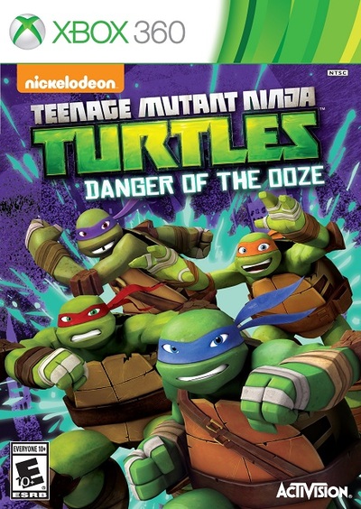 Pochette Teenage Mutant Ninja Turtles : Danger of the Ooze version Xbox 360