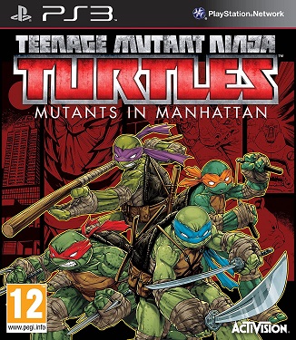 Pochette Teenage Mutant Ninja Turtles : Des mutants à Manhattan version PlayStation 3