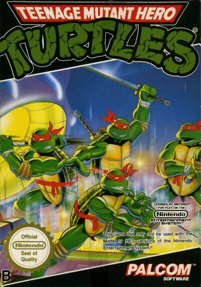 Pochette Teenage Mutant Ninja Turtles version NES