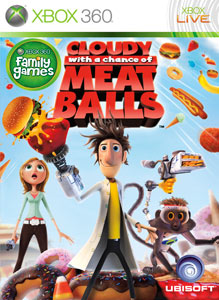 Pochette Tempête de boulettes géantes version Xbox 360