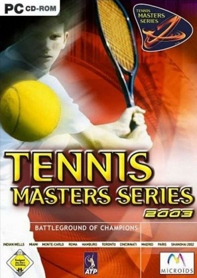 Pochette Tennis Masters Series 2003 version PC Windows
