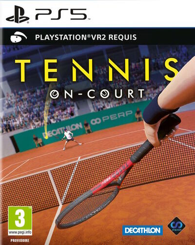 Pochette Tennis On-Court version PlayStation 5