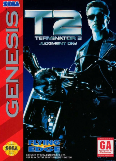 Pochette Terminator 2 : Judgment Day version Megadrive