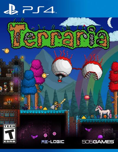 Pochette Terraria version PlayStation 4