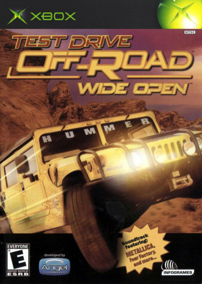 Pochette Test Drive Off-Road Wide Open version Xbox