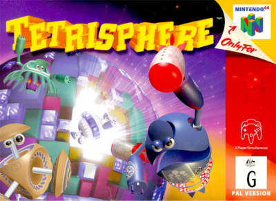 Pochette Tetrisphere version Nintendo 64