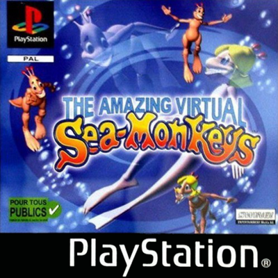 Pochette The Amazing Virtual Sea-Monkeys version PlayStation