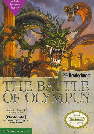 Pochette The Battle of Olympus version NES
