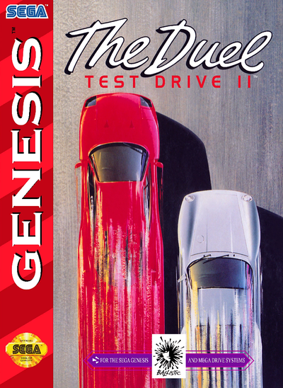 Pochette The Duel : Test Drive II version Megadrive