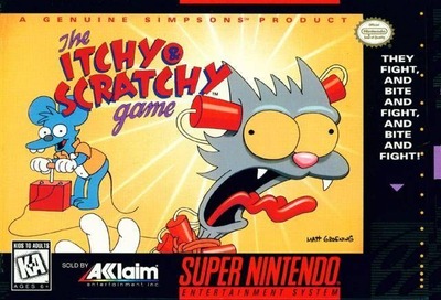 Pochette The Itchy & Scratchy Game version Super Nintendo