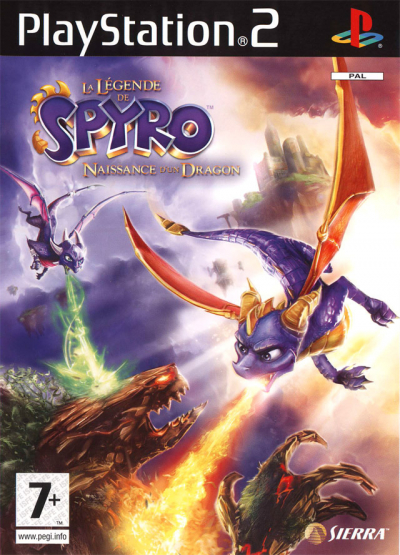 Pochette The legend of Spyro : La naissance d'un Dragon version PlayStation 2