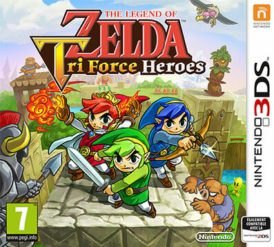 Pochette The Legend of Zelda : Tri Force Heroes version 3DS