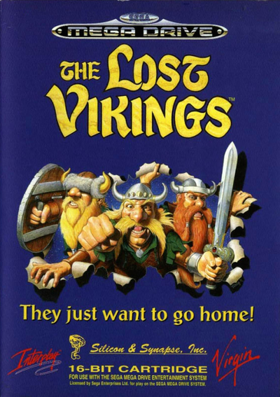 Pochette The Lost Vikings version Megadrive
