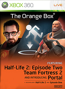 Pochette The Orange Box version Xbox 360