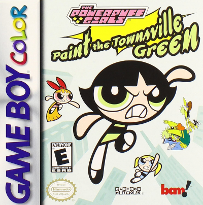 Pochette The Powerpuff Girls : Paint the Townsville Green version GameBoy/Color