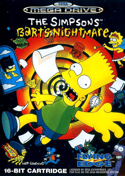 Pochette The Simpsons : Bart's Nightmare version Megadrive