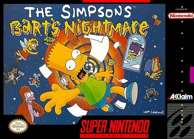 Pochette The Simpsons : Bart's Nightmare version Super Nintendo
