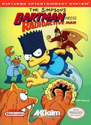 Pochette The Simpsons : Bartman Meets Radioactive Man version NES