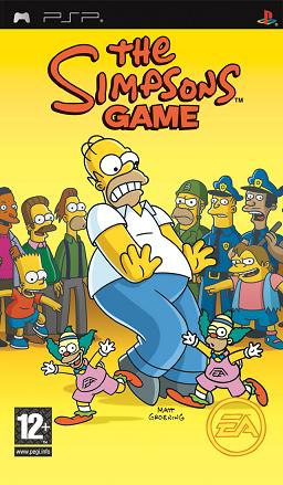 Pochette The Simpsons Game version PSP