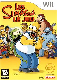 Pochette The Simpsons Game version Wii