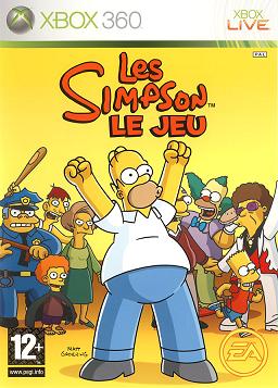 Pochette The Simpsons Game version Xbox 360
