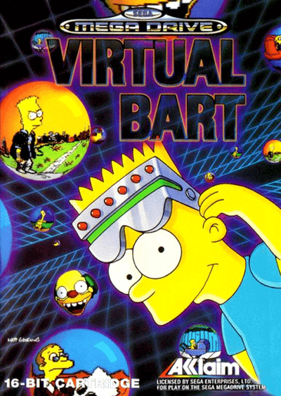 Pochette The Simpsons : Virtual Bart version Megadrive