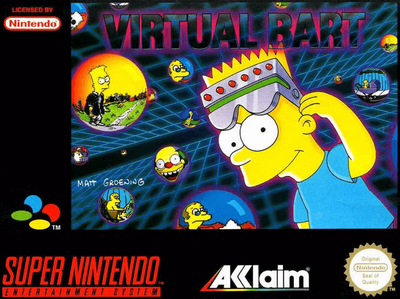 Pochette The Simpsons : Virtual Bart version Super Nintendo