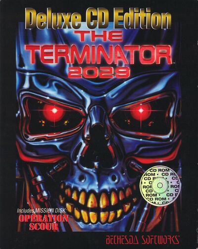 Pochette The Terminator 2029 version PC MS-DOS