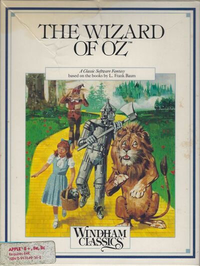 Pochette The Wizard of Oz version Apple II
