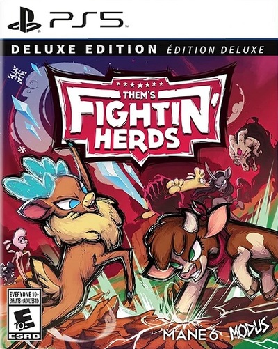 Pochette Them's Fightin' Herds version PlayStation 5